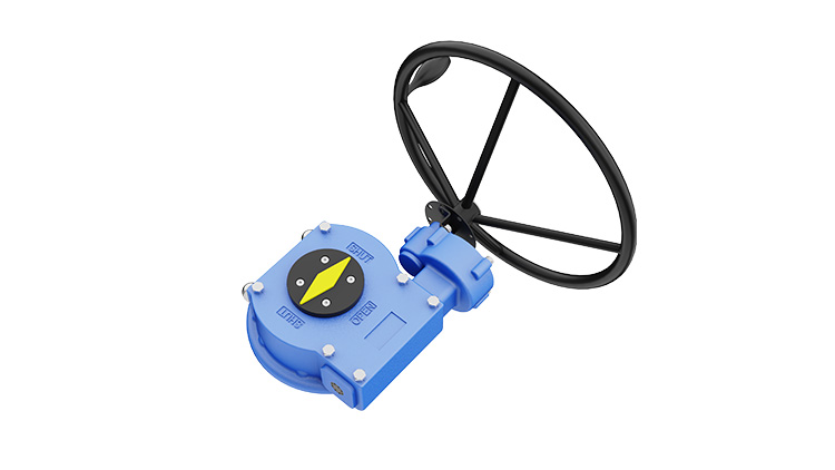 FCG-S series two-stage manual worm gear