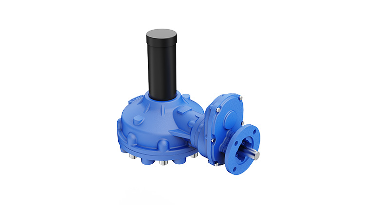 FCB-EDS series two-stage electric bevel gear ISO connection